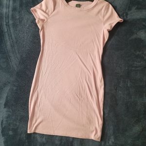 Womens Size M Pink T Shirt Dress